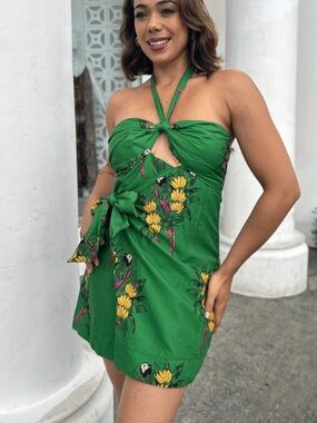 farm rio morada boa guipure lace midi dress jennfalik on LTK